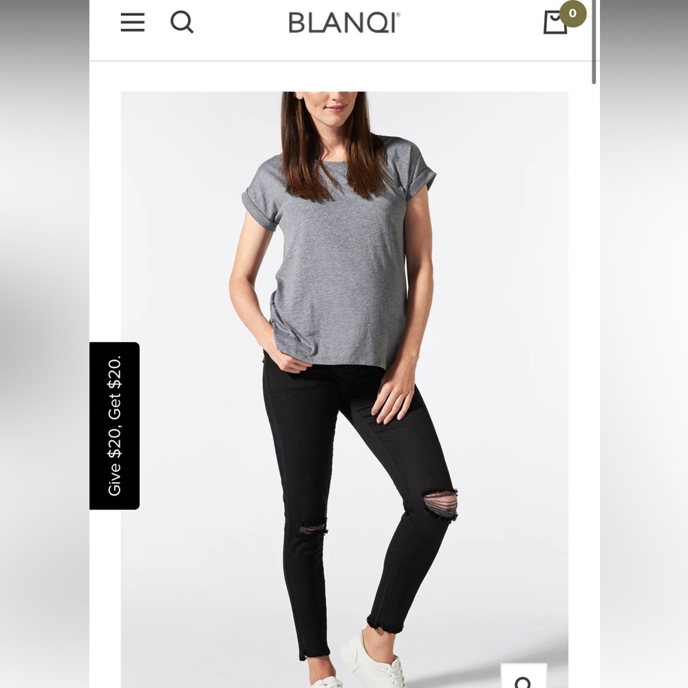 Blanqi Belly Support Skinny Jeans (Maternity) BRAND NEW WITH TAGS
